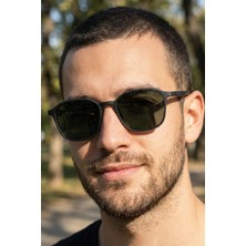 UV400 Polarize Unisex Mat Siyah Renk Güneş Gözlüğü 1370 C0101M - Esnek ve Dayanıklı Çerçeve