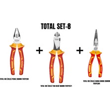 Total Set-8 ( Izoleli Pense 200MM+İZOLELİ Yan Keski 180MM+İZOLELİ Karga Burun 200MM)