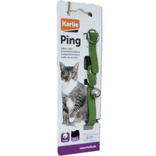 Karlie Süet Kedi Boyun Tasması Yeşil 10MM x 30CM
