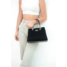 Silver & Polo Silver Polo SP1098-M158 Kadın El Çantası Siyah