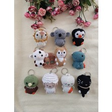 Amigurumi 10 Adetli Oyuncak Anahtarlık Hediyelik No-10
