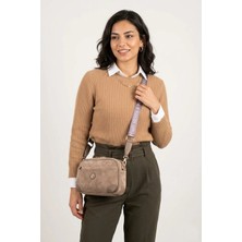 Silver & Polo Silver Polo SP1094-M12 Kadın Çapraz Çanta Vizon