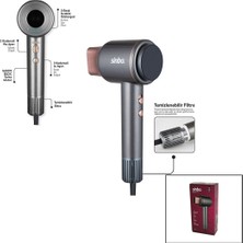 İlkyaz Fashion Sinbo SHD-1717 Bldc Turbo Motor Tokmak Model Saç Kurutma Makinesi 1600W 2-Kdm.hız 3-Kdm.sıcaklık