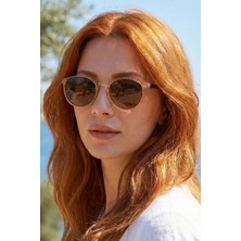 UV400 Polarize Bal Rengi Unisex Güneş Gözlüğü 1373 C2054 - TR90 Esnek Dayanıklı Çerçeve