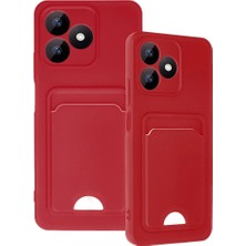 Epilons Note 50 4g Kılıf Kelvin Kartvizitli Silikon - Kırmızı