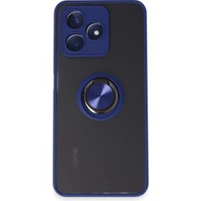 Epilons C53 Kılıf Montreal Yüzüklü Silikon Kapak - Lacivert