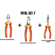 Total Set-7 (Izoleli Pense 180MM+ Izoleli Yan Keski 180MM+İZOLELİ Karga Burun 200MM)