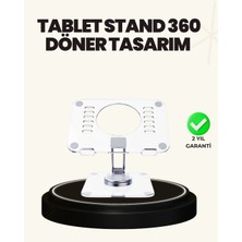 Ayarlanabilir Şeffaf Tablet Standı Kaymaz Silikon Tabanlı - Lisinya