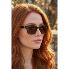 Polarize Kahverengi Unisex Güneş Gözlüğü 1348 C8484 - TR90 Esnek Dayanıklı Çerçeve