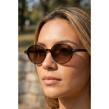 Polarize Kahverengi Unisex Güneş Gözlüğü 1365 C8484 - TR90 Esnek Dayanıklı Çerçeve