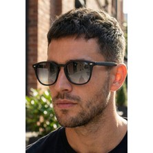UV400 Polarize Mat Siyah Unisex Güneş Gözlüğü 1372 C0101M - TR90 Esnek Dayanıklı Çerçeve