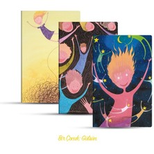 Lisinya Üçlü Çizgili Defter Seti Bir Çocuk Gülsün