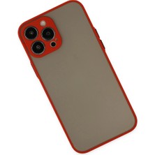 Epilons Iphone 13 Kılıf Montreal Silikon Kapak - Kırmızı