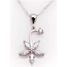 Noip 925 Ayar Gümüş Çiçek Kadın Gümüş Kolye PND47066083 (1204)