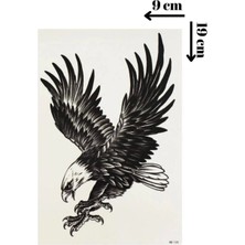 İlkyaz Fashion Kartal Geçici Dövme Şablonu - FF037