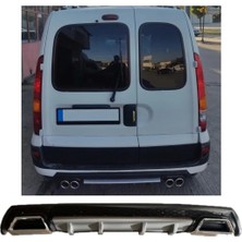 Oto h.i.t. Renault Kango 1 Uyumlu Body Kit Difüzör 2 Çıkış Kare Gri Model 3