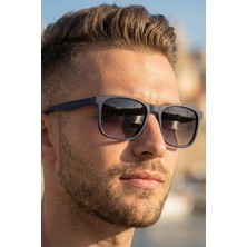 Polarize Mat Lacivert Erkek Güneş Gözlüğü 1322 C5353M - TR90 Esnek Dayanıklı Çerçeve, Italyan Vernik