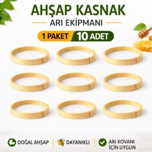 Aksaray Arıcılık Karakovan Arı Kasnağı Ahşap Kasnak 10 Adet Doğal Ahşap Arı Kovanı Kasnağı Karakovan Çember Arıcılık Ekipmanı