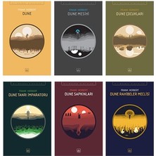 Dune-Dune Tanrı Imparatoru -Dune Sapkınları - Rahibeler Meclisi - Dune Mesihi - Dune Çocukları 6 Kitap Takım Ciltli