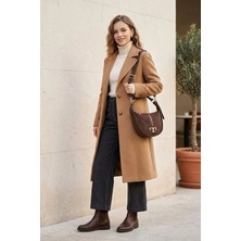 Silver & Polo Silver Polo SP1270-M12 Kadın Omuz Çantası Kahverengi