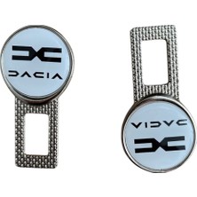 Şenyıldız Aksesuar Yeni Dacia Metal Kemer Görseli 2 Adet Çift Yönlüdür Logosu