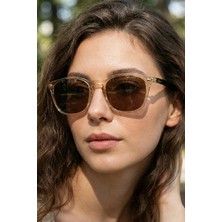 Polarize Unisex Güneş Gözlüğü 1372 C2054 - TR90 Esnek Dayanıklı Çerçeve, Italyan Vernik