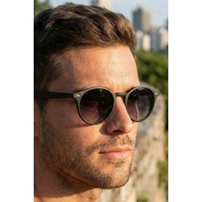 UV400 Polarize Mat Siyah Unisex Güneş Gözlüğü 1355 C0101M - TR90 Esnek Dayanıklı Çerçeve