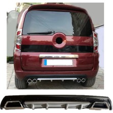 Oto h.i.t. Citroen Nemo Uyumlu Body Kit Difüzör 2 Çıkış Kare Gri Model 3