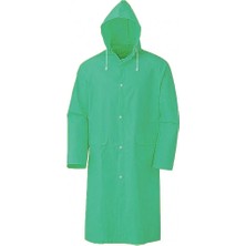 İlkyaz Fashion Kapşonlu Cepli Lüx Yağmurluk Haki Yeşil - Standart Beden 2xl