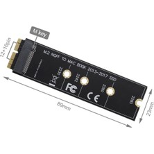 Muadil Macbook Pro A1398 M2 SSD Çevirici Adaptör 2013-2015 Uyumlu