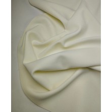 Kumaş Parça Ekru Krem Arası Renkte Dalgıç Jarse 145X200CM