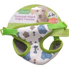 Kivi Kiwipets Köpek Desenli Yumuşak Göğüs Tasması - S Beden (9 kg)