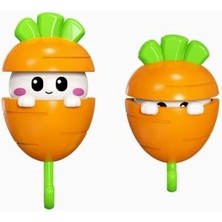 Eco Lounge Havuç Tasarımlı Otomatik Açılan Yapışkanlı Askı