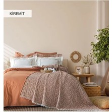 İyi Geceler İstanbul Iyi Geceler Istanbul Dafne Çift Kişilik Yatak Örtülü Nevresim Takımı Kiremit