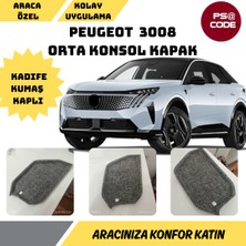 PSA Code Peugeot 3008 Orta Konsol Kadife Kumaş Kaplı Kapak