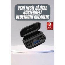 Derin Stok Rgb Işıklı Çift Mikrofonlu Siyah Profesyonel Kulaklığı Kablosuz Kulakiçi