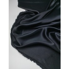 Kumaş Parça Siyah Saten Viskon 140X330CM
