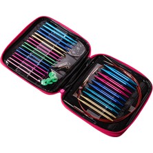 Fuşya Cüzdanlı Misinalı Şiş Seti