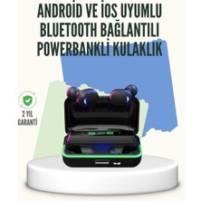 Derin Stok E10 Şarjlı Bluetooth 5.1 Kulaklık Spor Oyun Için