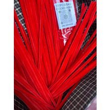 A068 Kod Mutkin Şönil 100 Lü Nar Kırmızı Renk  30 cm -🛍️ Yoğun Tüylü Hobi Çubuğu Tel El Işi 100 Lü Paket💐