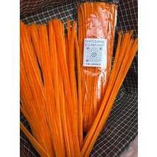 A007 Kod Mutkin Şönil 100 Lü Turuncu Renk  30 cm -🛍️ Yoğun Tüylü Hobi Çubuğu Tel El Işi 100 Lü Paket💐