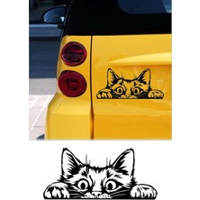 New Jargon Bagajdan Bakan Kedi Oto Araba Cam Sticker Çıkartma Bilgisayarlar,kamyonlar, Motosikletler Için