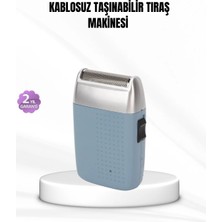 Taşınabilir Şarjlı Tıraş Makinesi – Kuru Kullanım, Özel Sakal Başlıkları