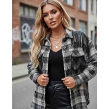 Asprin Pul Detaylı Cepli Oduncu Gömlek