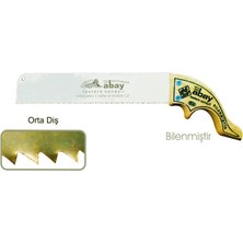 Eco Lounge Abay Orta Diş El Testere 14 No - Ahşap Sap