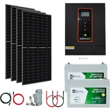 Solinved 1.6 Kw Jel Akülü Hazır Solar Paket