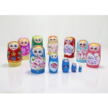 Eco Lounge 5'li Ahşap Matruşka