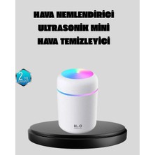 Taşınabilir USB Mini Nemlendirici – LED Aydınlatmalı, Çift Püskürtme Modu