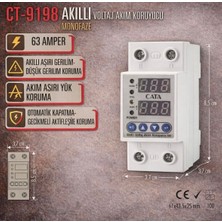 Mny Elektrik Akıllı Voltaj Akım Koruyucu Monofaze 63A