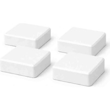 4 Adet 6X6X2 cm Plastik Mobilya Yükseltici Takoz – Çamaşır Makinesi, Buzdolabı, Dolap ve Mobilya Altı Yükseltme Ayağı